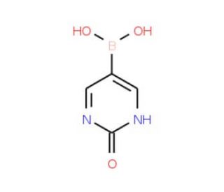2-Hydroxypyrimidine-5-boronic acid (CAS 373384-19-1) - chemical structure image