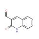 2-hydroxyquinoline-3-carbaldehyde (CAS 91301-03-0) - chemical structure image