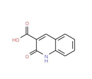 2-Hydroxyquinoline-3-carboxylic acid (CAS 2003-79-4) - chemical structure image