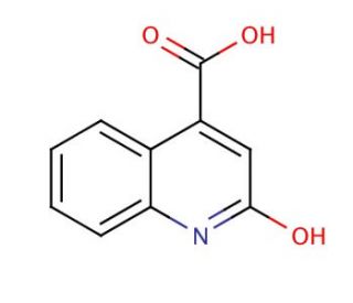 2-Hydroxyquinoline-4-carboxylic acid (CAS 84906-81-0) - chemical structure image