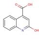 2-Hydroxyquinoline-4-carboxylic acid (CAS 84906-81-0) - chemical structure image