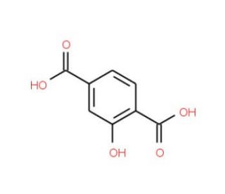 2-Hydroxyterephthalic acid (CAS 636-94-2) - chemical structure image
