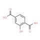 2-Hydroxyterephthalic acid 의 분자 구조, CAS 번호: 636-94-2 2-Hydroxyterephthalic acid (CAS 636-94-2) - chemical structure image
