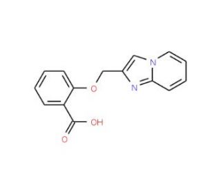 2-(imidazo[1,2-a]pyridin-2-ylmethoxy)benzoic acid - chemical structure image