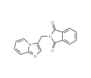 2-(imidazo[1,2-a]pyridin-3-ylmethyl)-1H-isoindole-1,3(2H)-dione - chemical structure image