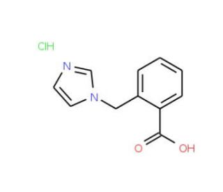 2-Imidazol-1-ylmethyl-benzoic acid hydrochloride - chemical structure image