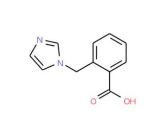 2-Imidazol-1-ylmethyl-benzoic acid - chemical structure image