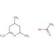 2-Imino-4,6-dimethylpiperidine, Acetate (CAS 165383-79-9) - chemical structure image