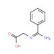 2-{[Imino(phenyl)methyl]amino}acetic acid (CAS 32683-07-1) - chemical structure image