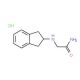 2-(Indenylamino)acetamide, Hydrochloride Salt (CAS 202914-18-9) - chemical structure image