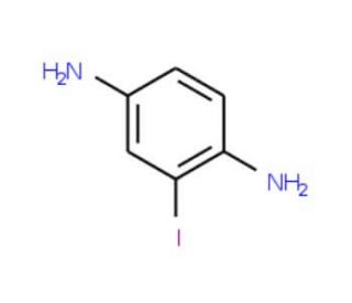 2-Iodo-1,4-benzenediamine (CAS 69951-01-5) - chemical structure image