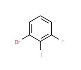 2-Iodo-3-bromofluorobenzene (CAS 450412-29-0) - chemical structure image
