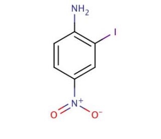 2-Iodo-4-nitroaniline (CAS 6293-83-0) - chemical structure image