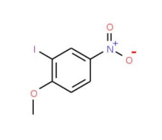 2-Iodo-4-nitroanisole (CAS 5399-03-1) - chemical structure image