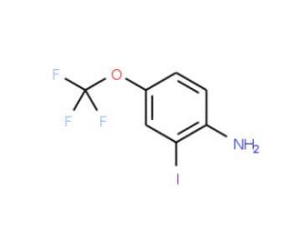 2-Iodo-4-(trifluoromethoxy)aniline (CAS 845866-79-7) - chemical structure image