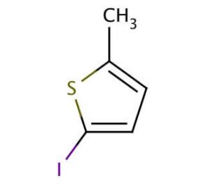 2-Iodo-5-methylthiophene (CAS 16494-36-3) - chemical structure image