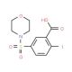 2-iodo-5-(morpholine-4-sulfonyl)benzoic acid - chemical structure image