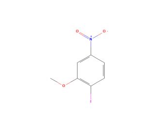 2-Iodo-5-nitroanisole (CAS 5458-84-4) - chemical structure image