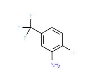 2-iodo-5-(trifluoromethyl)aniline (CAS 105202-02-6) - chemical structure image