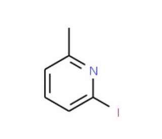 2-Iodo-6-methylpyridine (CAS 62674-71-9) - chemical structure image