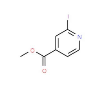 2-Iodo-isonicotinic acid methyl ester (CAS 134579-47-8) - chemical structure image