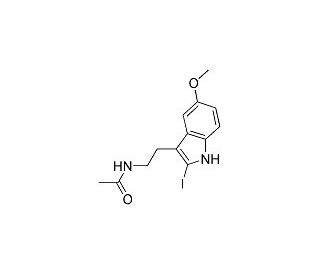 2-Iodomelatonin (CAS 93515-00-5) - chemical structure image