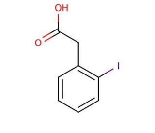 2-Iodophenylacetic acid (CAS 18698-96-9) - chemical structure image