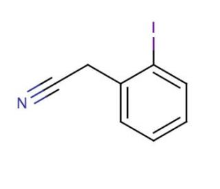 2-Iodophenylacetonitrile (CAS 40400-15-5) - chemical structure image