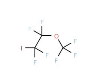 2-Iodotetrafluoroethyl trifluoromethyl ether (CAS 1561-52-0) - chemical structure image