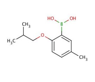 2-Isobutoxy-5-methylphenylboronic acid (CAS 870778-94-2) - chemical structure image