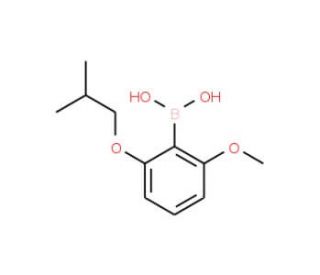 2-Isobutoxy-6-methoxyphenylboronic acid (CAS 1072951-97-3) - chemical structure image