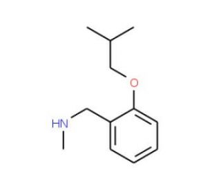 (2-Isobutoxyphenyl)-N-methylmethanamine - chemical structure image