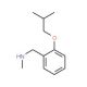 (2-Isobutoxyphenyl)-N-methylmethanamine - chemical structure image