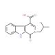 2-Isobutyl-1-oxo-2,9-dihydro-1H-beta-carboline-4-carboxylic acid - chemical structure image