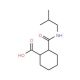 2-Isobutylcarbamoyl-cyclohexanecarboxylic acid - chemical structure image