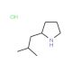 2-Isobutylpyrrolidine hydrochloride - chemical structure image