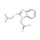 (2-Isobutylsulfanyl-benzoimidazol-1-yl)-acetic acid - chemical structure image