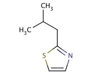 2-Isobutylthiazole (CAS 18640-74-9) - chemical structure image