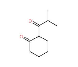 2-Isobutyrylcyclohexanone (CAS 39207-65-3) - chemical structure image