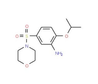 2-isopropoxy-5-(morpholin-4-ylsulfonyl)aniline - chemical structure image
