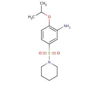 2-isopropoxy-5-(piperidin-1-ylsulfonyl)aniline - chemical structure image