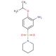 2-isopropoxy-5-(piperidin-1-ylsulfonyl)aniline - chemical structure image