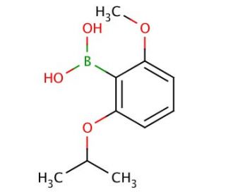 2-Isopropoxy-6-methoxyphenylboronic acid (CAS 870778-88-4) - chemical structure image