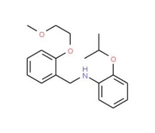 2-Isopropoxy-N-[2-(2-methoxyethoxy)benzyl]aniline - chemical structure image