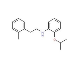 2-Isopropoxy-N-(2-methylphenethyl)aniline - chemical structure image