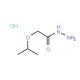 2-Isopropoxyacetohydrazide hydrochloride - chemical structure image