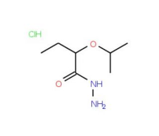 2-Isopropoxybutanohydrazide hydrochloride - chemical structure image
