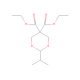 2-Isopropyl-1,3-dioxane-5,5-dicarboxylic Acid 5,5-Diethyl Ester - chemical structure image