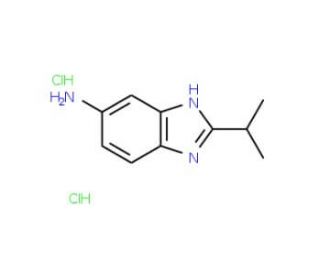 2-Isopropyl-1H-benzoimidazol-5-ylamine dihydrochloride - chemical structure image