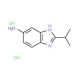 2-Isopropyl-1H-benzoimidazol-5-ylamine dihydrochloride - chemical structure image